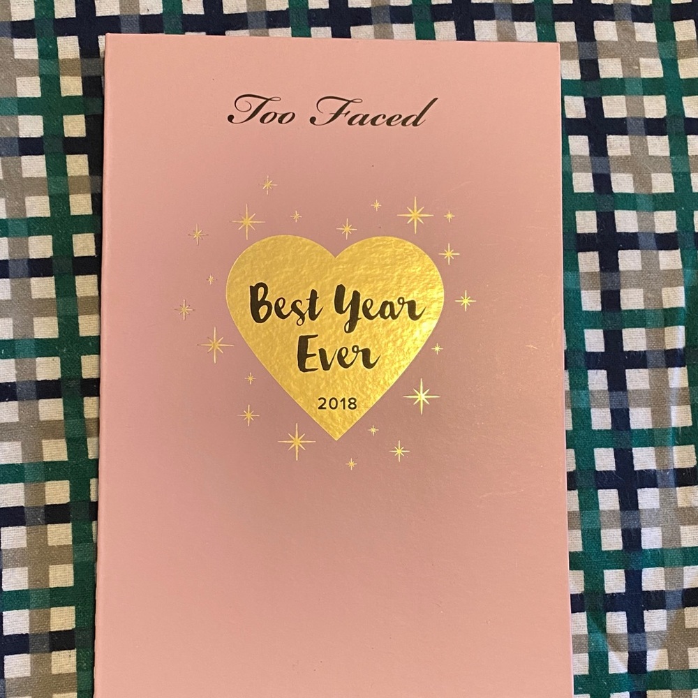Too Faced Pink and Gold Design Planner